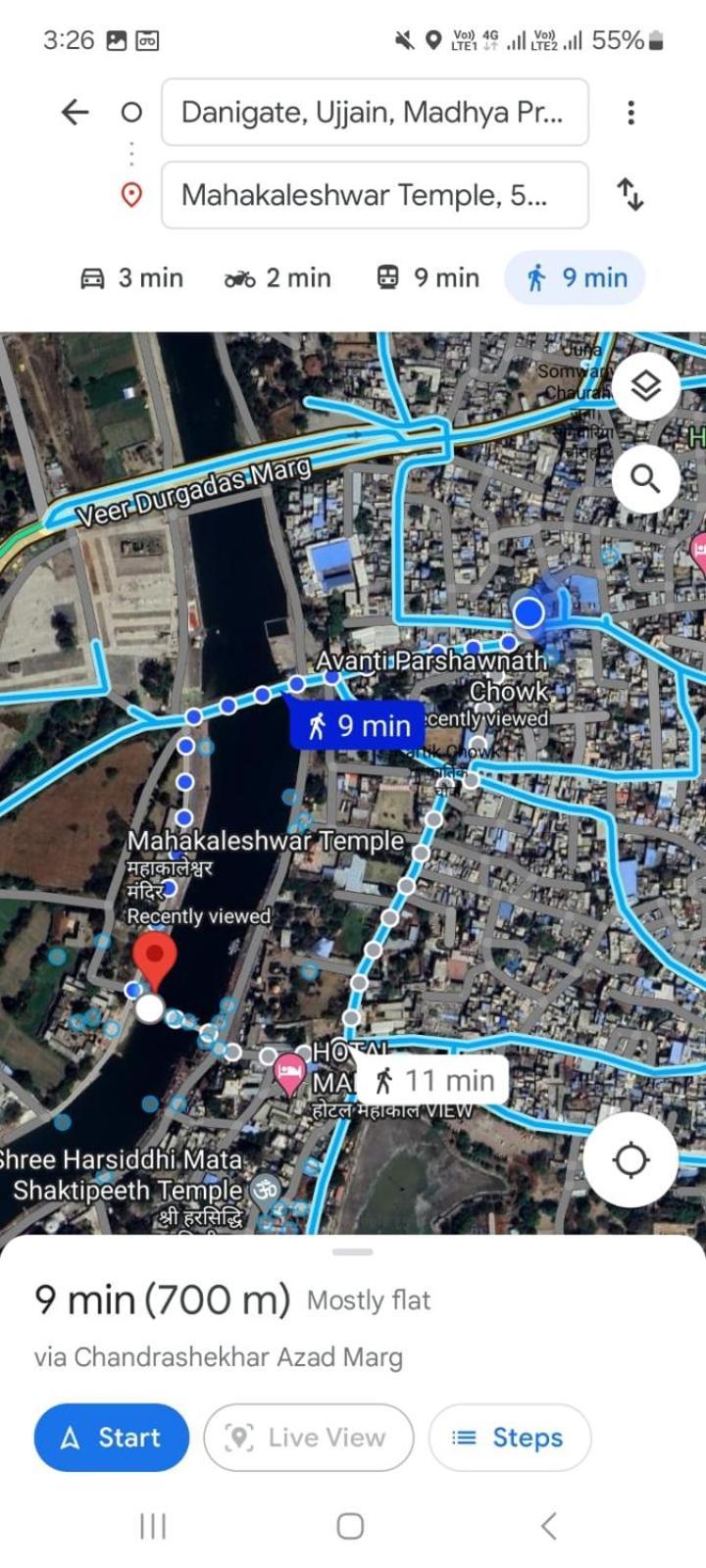 Hotel Om Palace Ujjain Eksteriør bilde